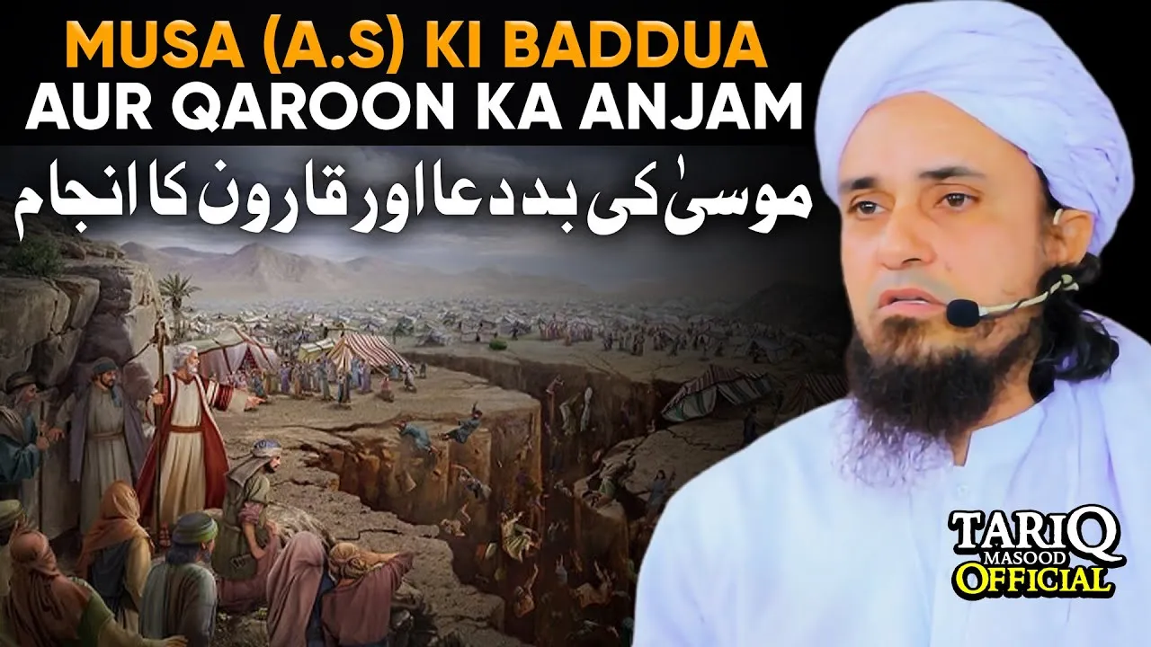 Musa (A.S) Ki Baddua Aur Qaroon Ka Anjam | Mufti Tariq Masood